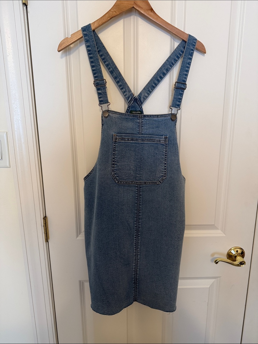 wild fable Denim Overall Pinafore Dress in Blue